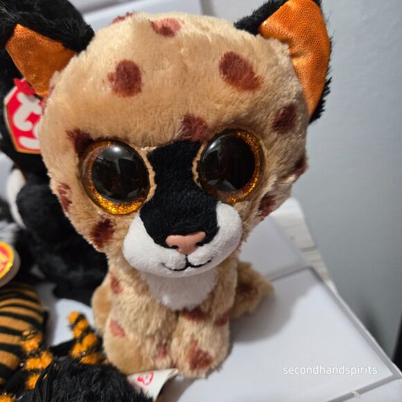 Halloween Ty Beanie Boos Spiders, Howl, Grim, Buckwheat, Hyde - Picture 4 of 8